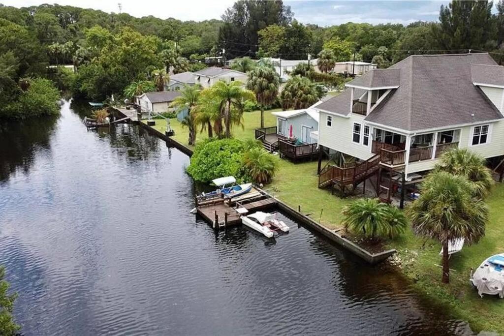 4Br Private Dock, Warm Spring Canal, Kayaks, Canoe Villa Hudson Exterior photo